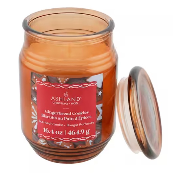 Gingerbread Cookies Scented Jar Candle - Picture 2 of 2